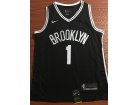 Nike Brooklyn Nets #1 D'Angelo Russell Black Swingman Basketball Jersey