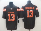 Cleveland Browns #13 Odell Beckham Jr Brown Vapor Untouchable Limited Jersey