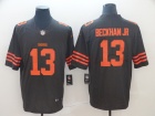 Cleveland Browns #13 Odell Beckham Jr Brown Color Rush Limited Jersey