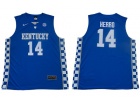 Kentucky Wildcats #14 Tyler Herro Blue College Basketball Jerseys