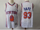 BAPE x Mitchell & Ness New York Knicks #93  BAPE White Basketball Jersey