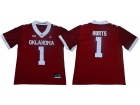 Oklahoma Sooners #1 Jalen Hurts Red New Style Limited Jersey