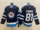 Adidas Winnipeg Jets #81 Kyle Connor Blue Hockey Jersey