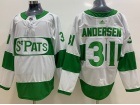 Adidas Toronto Maple Leafs #31 Frederik Anderson White St. Pats Hockey Jersey