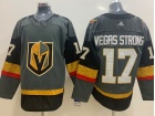 Adidas Vegas Golden Knights #17 Vegas Strong Grey Hockey Jersey