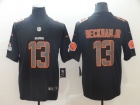 Cleveland Browns #13 Odell Beckham Jr Black Impact Vapor Limited Jersey