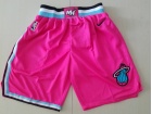 Nike Miami Heat Pink Earned Basketball Shorts