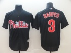 Philadelphia Phillies #3 Bryce Harper Black Cool Base Jersey