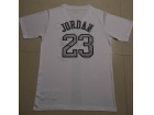 Jordan X PSG #23 Michael Jordan White Short Sleeves Basketball Jersey