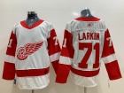 Adidas Detroit Red Wings #71 Dylan Larkin White Hockey Jersey