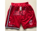 Miami Heat Red Throwback Basketball Shorts