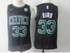 Nike Boston Celtics #33 Larry Bird Black  Jersey