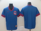 Chicago Cubs Blank Blue Nike Cooperstown Collection Legend V-Neck Jersey