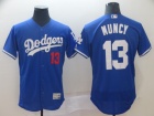 Los Angeles Dodgers#13 Max Muncy Blue FlexBase Jerseys