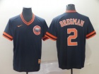 Houston Astros #2 Alex Bregman Blue Nike Cooperstown Collection Legend V-Neck Jersey