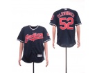 Cleveland Indians #52 Mike Clevinger Blue Flexbase Jersey