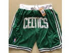 Boston Celtics Green Throwback Basketball Shorts