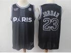 Jordan X Paris Saint-Germain #23 Michael Jordan 2019 Black Basketball Jersey