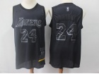 Nike Los Angeles Lakers #24 Kobe Bryant Black MVP Swingman Jersey