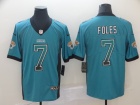 Jacksonville Jaguars #7 Nick Foles Green Drift Fashion Vapor Untouchable Limited Jersey