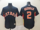 Houston Astros #2 Alex Bregman Blue Cool Base Jerseys