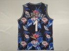 Orlando Magic #1 Penny Hardaway Ness Floral Fashion 1994-95 Throwback Jersey