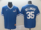 Los Angeles Dodgers #35 Cody Bellinger Blue Nike Cooperstown Collection Legend V-Neck Jersey