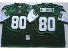 New York Jets #80 Wayne Chrebet Green Throwback Jersey