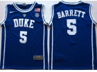 Duke Blue Devils #5 R.J. Barrett Blue Jersey