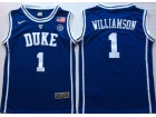 Duke Blue Devils #1 Zion Williamson Blue Jersey