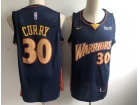 Nike Golden State Warriors #30 Stephen Curry Blue Throwback Jerseys