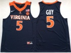 Nike Virginia Cavaliers #5 Kyle Guy Blue NCAA Basketball Jersey