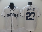 San Diego Padres #23 Fernando Tatis Jr. White Cool Base Jersey