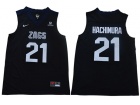 Gonzaga Bulldogs #21 Rui Hachimura Black College Basketball Jersey