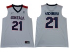 Gonzaga Bulldogs #21 Rui Hachimura White College Basketball Jersey