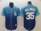 Los Angeles Dodgers #35 Cody Bellinger Blue Nike Fade Jersey