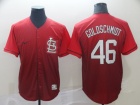 St. Louis Cardinals #46 Paul Goldschmidt Red Nike Fade Jersey