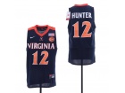 Nike Virginia Cavaliers #12 DeAndre Hunter Navy Blue NCAA Basketball Jersey