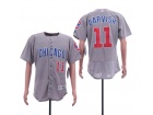 Chicago Cubs #11 Yu Darvish Gray Flex Base Jerseys