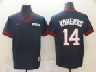 Chicago White Sox #14 Paul Konerko Black Nike Cooperstown Collection Legend V-Neck Jersey