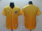 Pittsburgh Pirates Blank Yellow Nike Fade Jersey