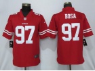 San Francisco 49ers #97 Nick Bosa Red Vapor Untouchable Limited Jersey