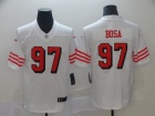 San Francisco 49ers #97 Nick Bosa White Color Rush Limited Jersey