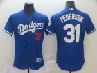 Los Angeles Dodgers #31 Joc Pederson Blue Flexbase Jersey