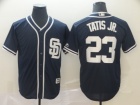 San Diego Padres #23 Fernando Tatis Jr. Blue Cool Base Jersey