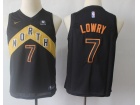 Youth Nike Toronto Raptors #7 Kyle Lowry Black City Swingman Jersey