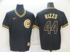 Chicago Cubs #44 Anthony Rizzo Nike Black Gold Fashion Jersey