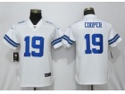 Womens Dallas Cowboys #19 Amari Cooper White Vapor Untouchable Limited Jersey