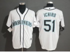 Seattle Mariners #51 Ichiro Suzuki White Cool Base Jersey