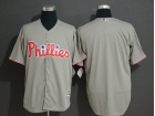 Philadelphia Phillies Blank Gray Cool Base Jersey